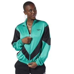 Reebok Classic Vector Track Jacke Damen - Türkis - DE 920-POK